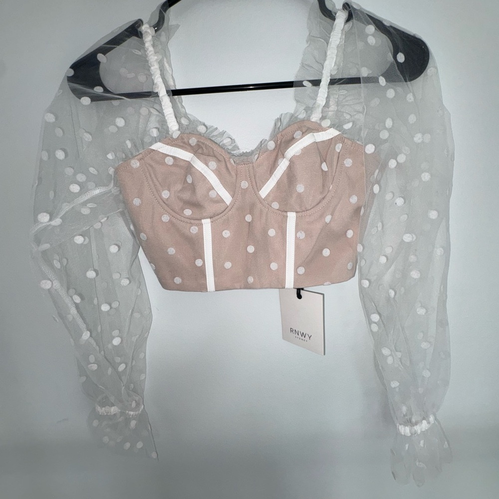 NWT Runaway The Label Polka Dots Shirt Size 0